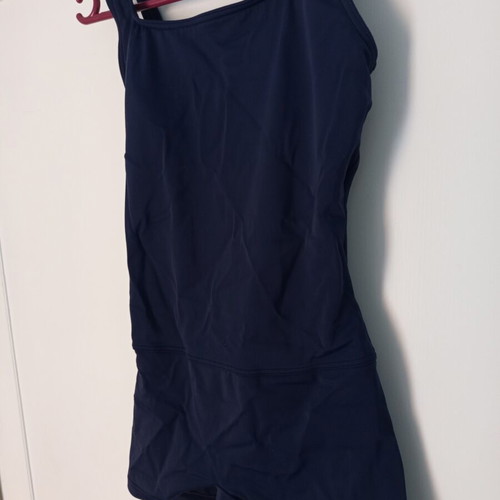 One-piece swimsuit small dark navy blue like new with chest padding