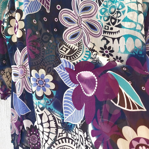 Lorelle Baldi multicolor boho tunic XL/2XL