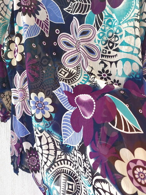 Lorelle Baldi multicolor boho tunic XL/2XL