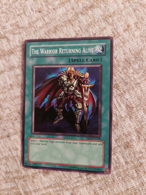 Yu-Gi-Oh The Warrior Returning Alive κάρτα σαν καινούργιο