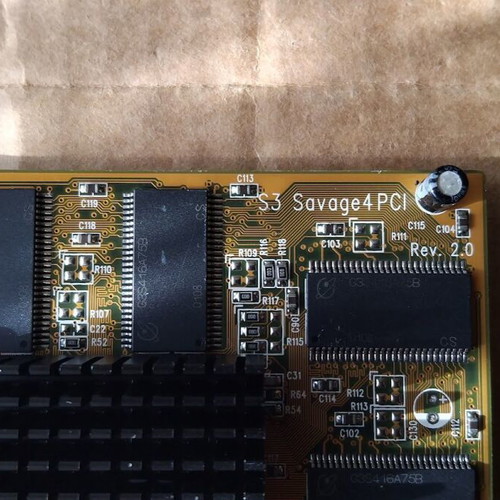 S3 Savage4 Inno3D/InnoVISION 16MB SDR 64bit PCI graphics card like new