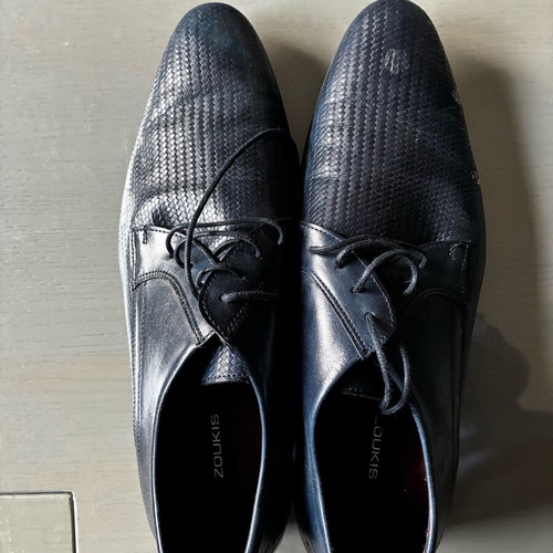 Zoukis Ioannina shoes size 40 like new blue for formal occasions