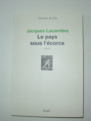 Jacques Lacarriere Le pays sous l'evorce βιβλίο μεταχειρισμένο, ξενόγλωσσο