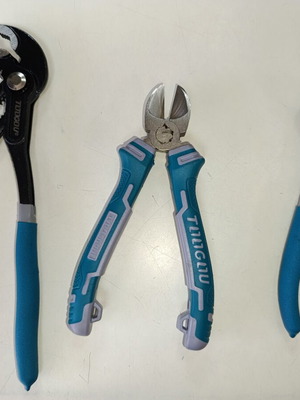 Set of pliers, cutters, and tongs new