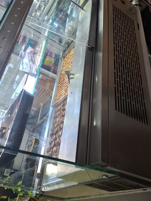 Display case used with minor defect