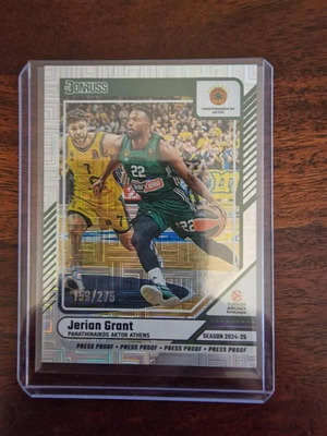 Κάρτα Panini Παναθηναϊκός Donruss EuroLeague Jerian Grant 2024-25 καινούργια