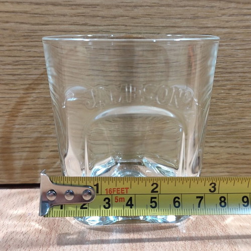 Jameson Irish Whiskey set of two promotional glasses used