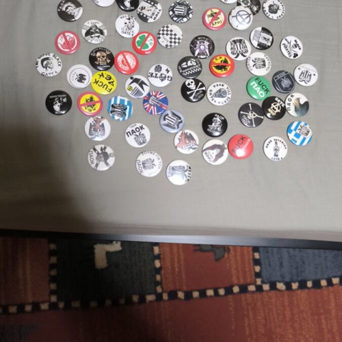 PAOK badges from the 90s like new, pack of 57