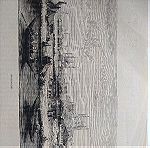  Ανδριανουπολη ξυλογραφία από  geographie universelle  28x17cm