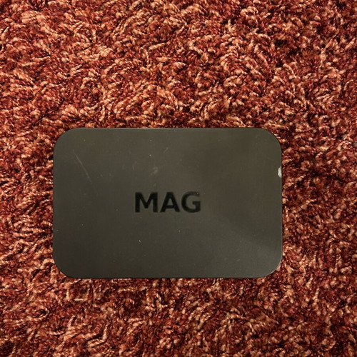 Infomir MAG 322 used IPTV box with remote and HDMI cable