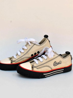 Diesel vintage canvas sneakers like new, white, size 37