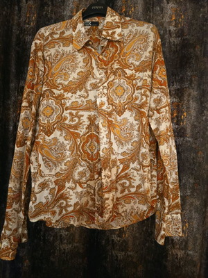Vintage Koon shirt multicolored orange, like new, size XL