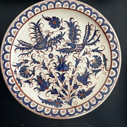 Large ceramic handmade plates Atsonios Sifnos like new