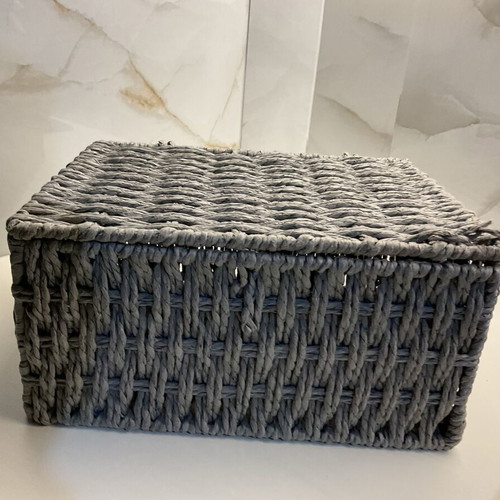 Set of 3 handmade decorative baskets