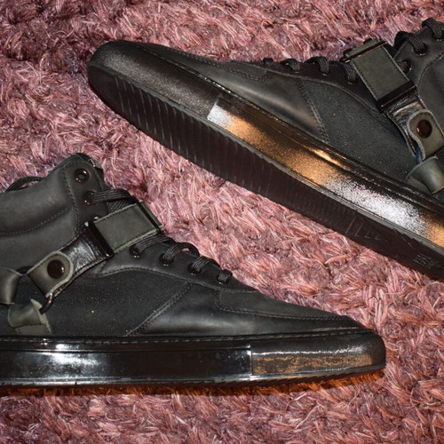 Karl Lagerfeld Eclipse HI Mix men's casual shoes new, black, size 43