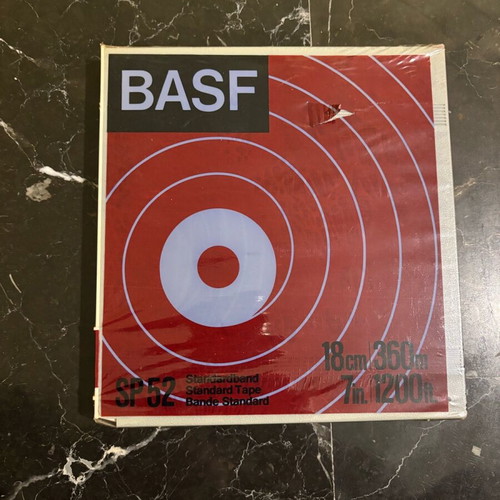BASF SP52 tape for reel-to-reel player new, sealed