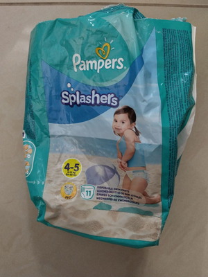Pampers Splashers πάνες βρακάκι κολύμβησης μέγεθος 4-5, 9-15 κιλά, 11 τεμάχια