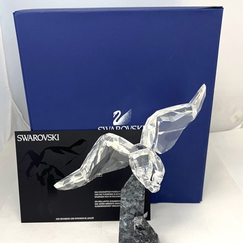 Swarovski Soulmates Wings of Liberty Eagle crystal sculpture like new