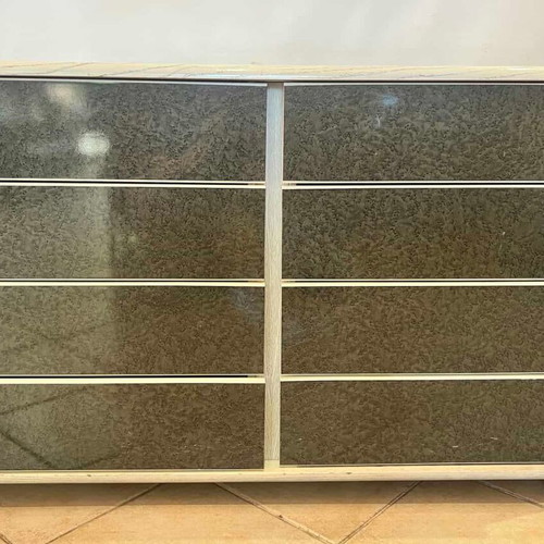 Mobile chest of drawers with 8 drawers used, 75x119x44.5 cm