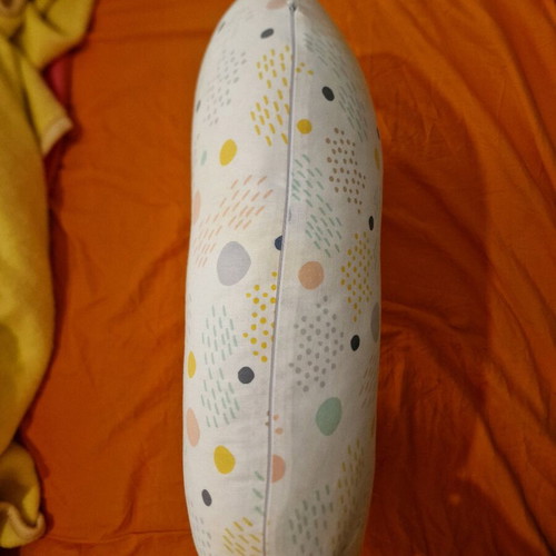 Kikka Boo nursing pillow used with zipper cover