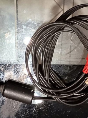 PlayStation 1-2-3 audio and video connection cable used