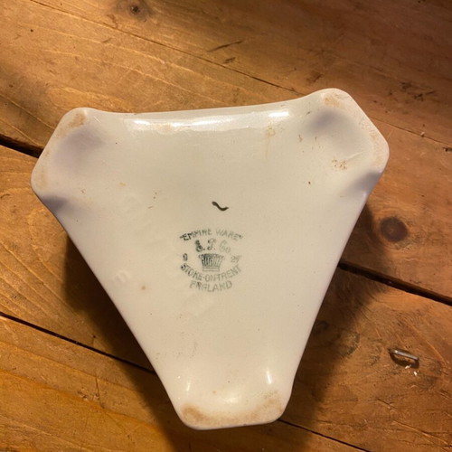 Ceramic ashtray Long John Scotch Whisky used