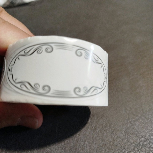 Adhesive labels new, 500 pieces, oval white