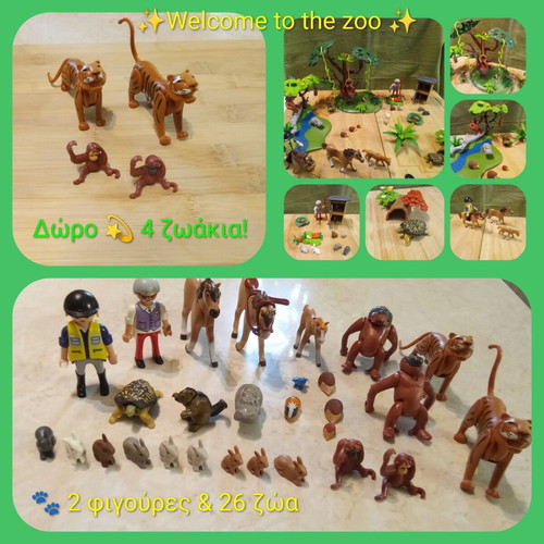 Playmobil Zoo Set with 2 Figures, 26 Animals & Accessories