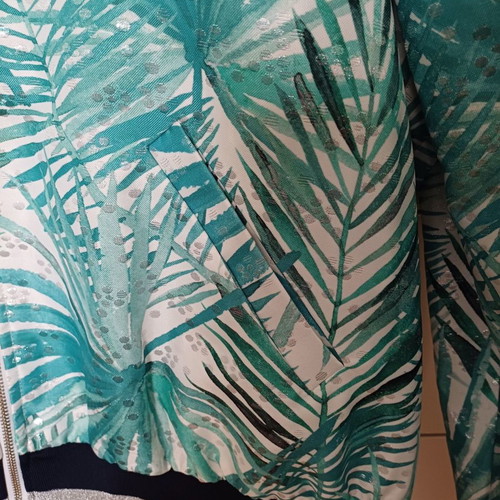 Light floral jacket Marks & Spencer used, spring, size L