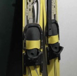 Yellow water skis
