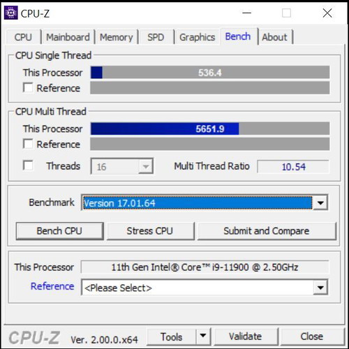 Intel Core i9 11900 processor like new