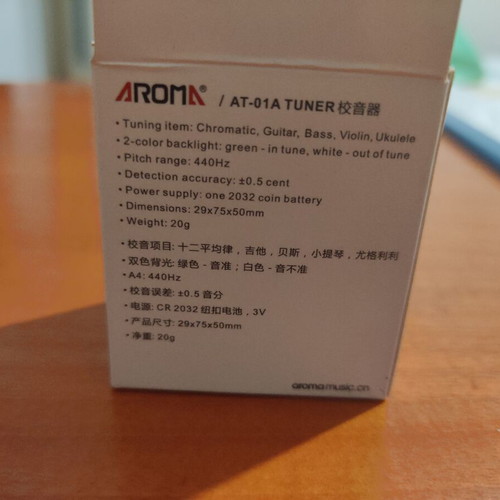Aroma string instrument tuner lightly used