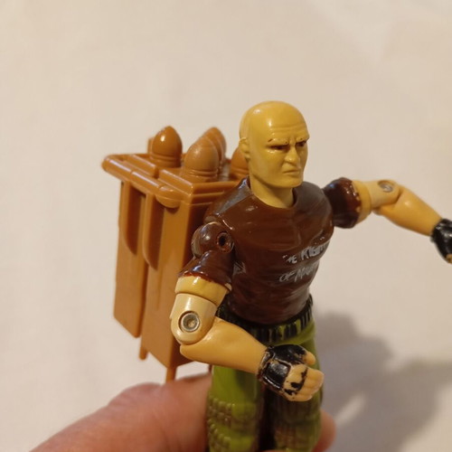 G.I. Joe Salvo v1 action figure used with accessories