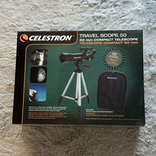 Celestron telescope new with equipment and accessories