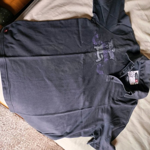 Tony Hawk polo shirt used, size L, black