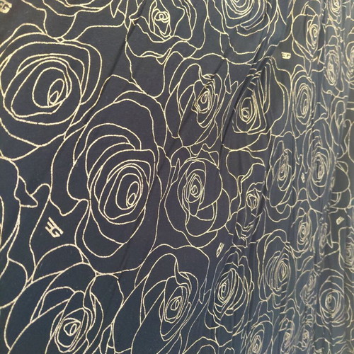 Golddigga Vintage Y2K Halter Dress with Gold Roses Size M like new