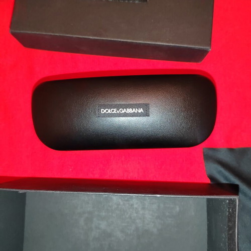 Dolce & Gabbana full glasses case set like new, black