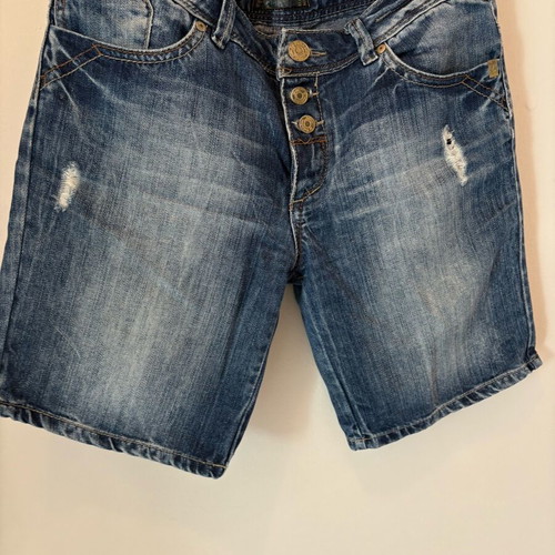 Pull & Bear denim shorts used, blue, size S