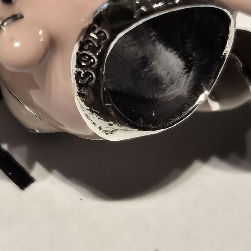 Pandora Lina Bell charm pink silver