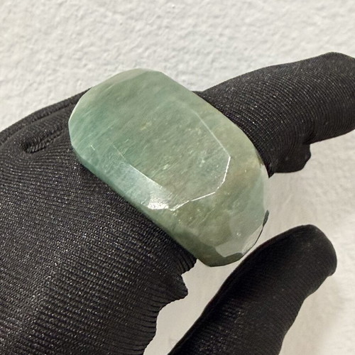 Amazonite ring from Madagascar new, green