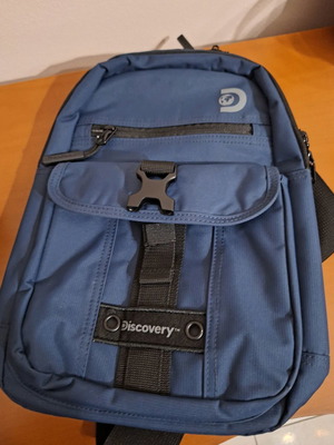 Discovery crossbody bag blue like new men's