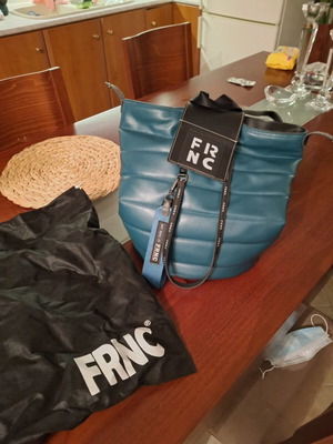 FRNC backpack green new with storage pocket