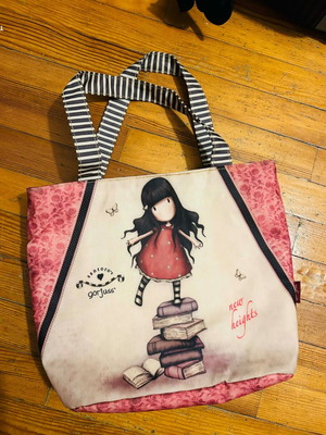 Santoro pink handheld bag like new