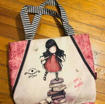 Santoro pink handheld bag like new
