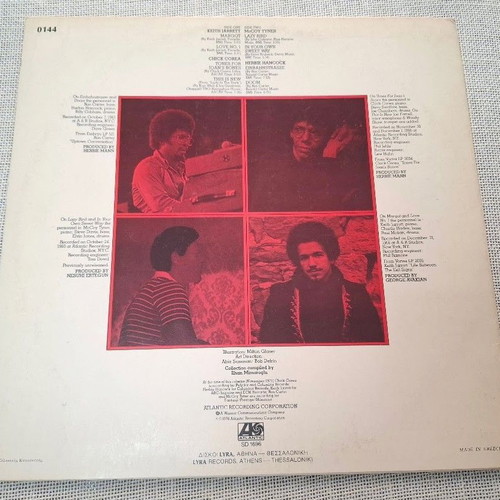Chick Corea Herbie Hancock Keith Jarrett McCoy Tyner jazz LP like new