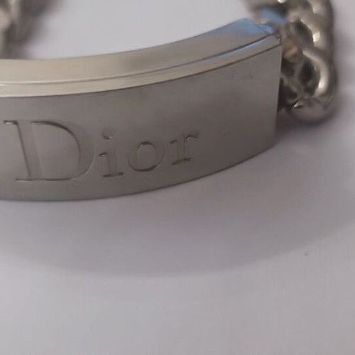 Dior Lip Gloss 001 Ultra Rare Bracelet like new, silver