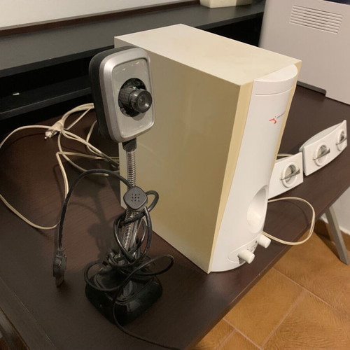 Computer speakers and camera used, bundle