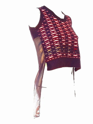 Asymmetric blouse Waagon Paris used, size XS