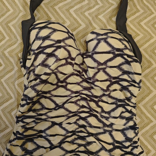 Tommy Hilfiger tankini like new, white and grey, size S