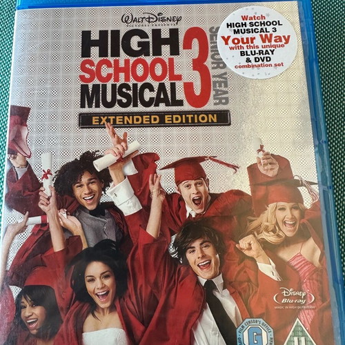 High School Musical movie pack 3 DVDs and 1 Blu-ray like new with subtitles